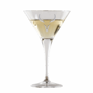 Loniqs Longhorn Crystal Martini Glass – Custom Engraved Wholesale Barware